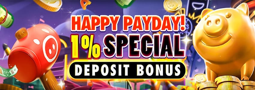 Makakuha ng 1% Special Deposit Bonus Makakuha ng 1% Special Deposit Bonus