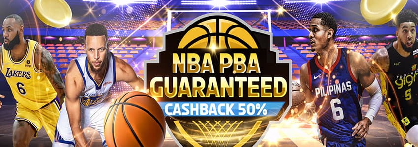 NBA, PBA Basketball Guaranteed na Cashback na 50%, Sports Bonus na ₱5000 NBA, PBA Basketball Guaranteed na Cashback na 50%, Sports Bonus na ₱5000